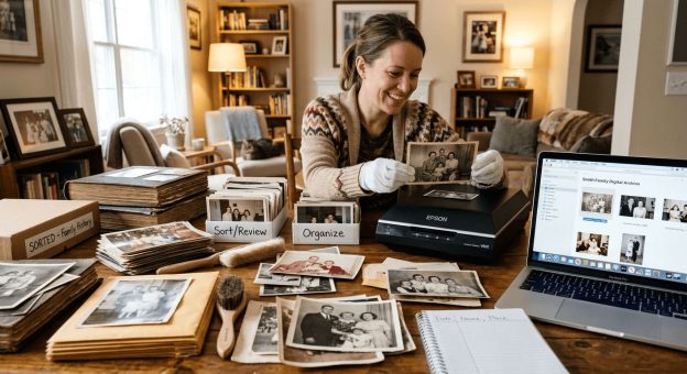 What to Do With Old Family Prints Before Building Your Digital Photo Album